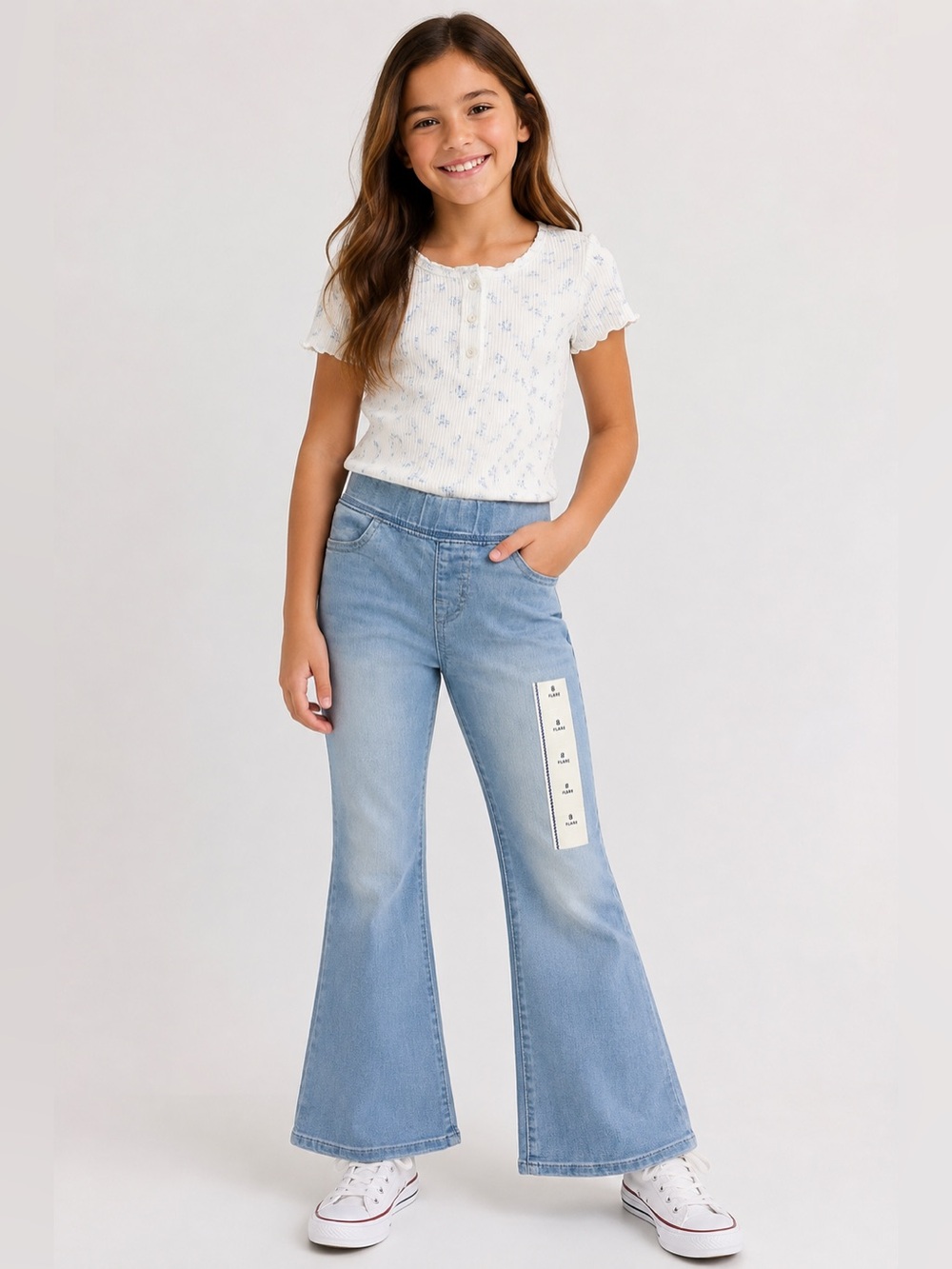 Cat & Jack Light Blue Flare Jeans